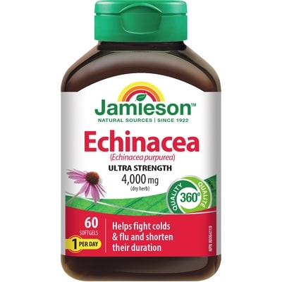 Jamieson Echinacea High Potency 4,000 mg 60 ea, $0.32/1ea