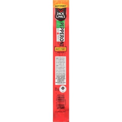 Jack Links Hot Pepperoni Stick  20x22.0 g, $4.32/100g