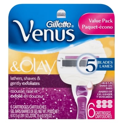 Gillette ComfortGlide plus Sugarberry Women's Razor Blade Refills, 6 Count 6 ea, $6.67/1ea