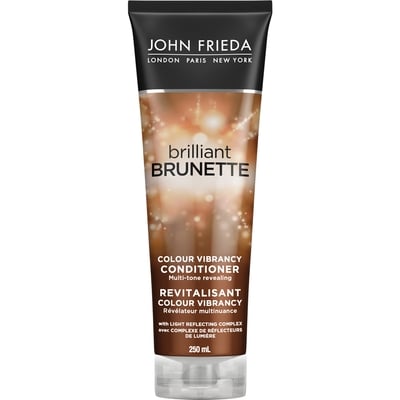 John Frieda Brilliant Brunette Colour Vibrancy Conditioner 250 ml, $4.00/100ml