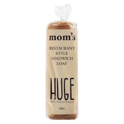 Moms Huge Sandwich Bread 1.13 kg, $0.40/100g