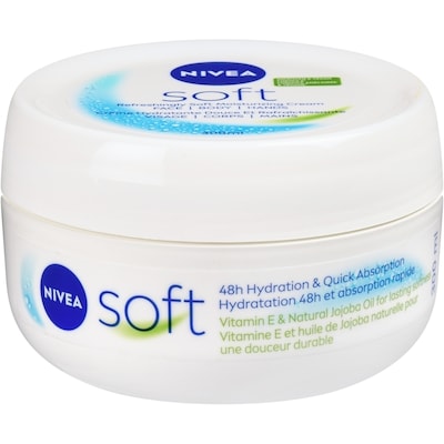 Nivea Soft Moisturizing Cream 300 ml, $5.33/100ml