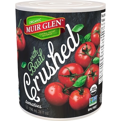 Muir Glen Organic Crushed Tomatoes with Basil 796 ml, $0.66/100ml