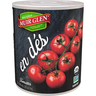 Muir Glen Organic Tomates biologiques en dés  796 ml, 0,57 $/100ml