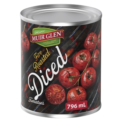 Muir Glen Organic Diced Tomatoes, Fire Roasted 796 ml, $0.82/100ml