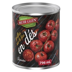 Muir Glen Organic Tomates Organique Grillées sur le Feu, Découpées en Dés 796 ml, 0,82 $/100ml