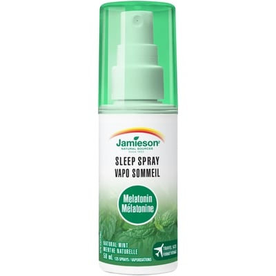 Jamieson Mélatonine Vapo Sommeil - Menthe naturelle 58 ml, 19,12 $/100ml