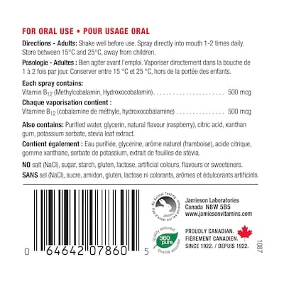 Vitamin B12 Energy Spray
