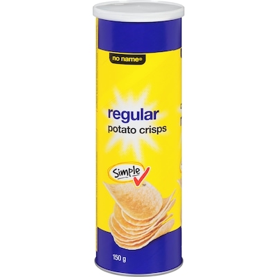 No Name Regular Potato Crisps 150 g, $1.33/100g