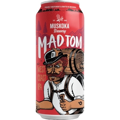 Muskoka Mad Tom West Coast IPA (ID required at pick-up) 473 ml, $0.86/100ml