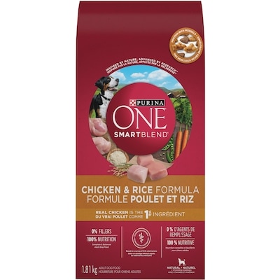 Purina ONE Microbiome Balance Chicken & Rice Formula, Dry Dog Food 1.81 kg, $0.83/100g