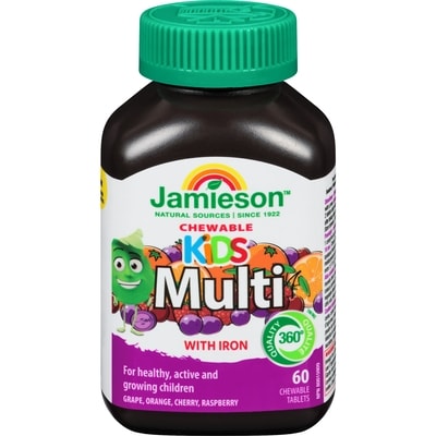 Jamieson Kids Chewable Multivitamin 60 ea, $0.25/1ea