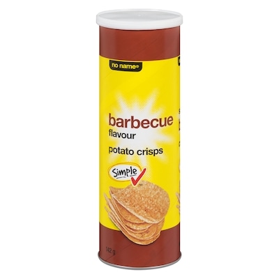 No Name Barbecue Potato Crisps 142 g, $1.40/100g