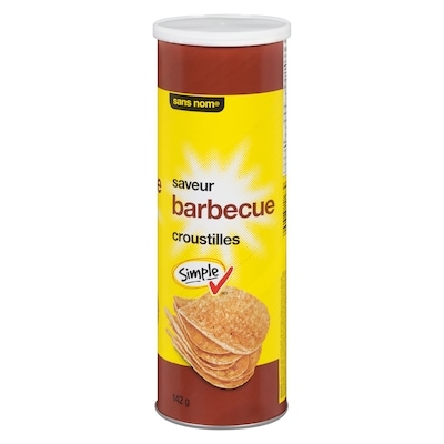 Sans Nom Croustilles, saveur barbecue 142 g, 1,40 $/100g