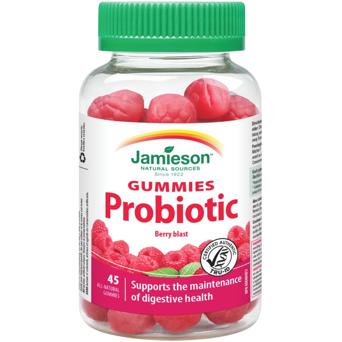 Jamieson Probiotic Berry Blast Gummies 45 ea, $0.37/1ea