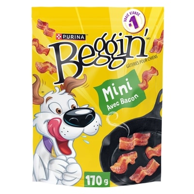 Purina Beggin' Mini avec Bacon, Gâteries pour Chiens 170 g, 2,35 $/100g