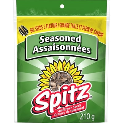 Spitz Graines de tournesol Assaisonnées 210 g, 1,67 $/100g