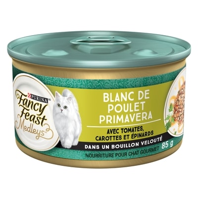 Purina Fancy Feast medleys nourriture humide pour chats blanc de poulet primavera 85 g, 1,06 $/100g