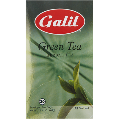 Galil Green Tea 20 ea, $0.30/1ea