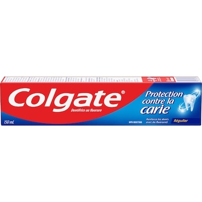 Colgate Dentifrice au fluorure Protection contre la carie Populaire 150 ml, 2,53 $/100ml