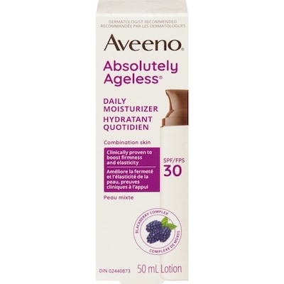 Aveeno Absolutely Ageless Daily Moisturizer, SPF 30 50 ml, $69.98/100ml