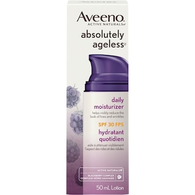 Aveeno Hydratant quotidien avec FPS 30 Absolutely Ageless 50 ml, 69,98 $/100ml