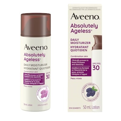 Aveeno Hydratant quotidien Absolutely Ageless FPS 30 50 ml, 73,98 $/100ml