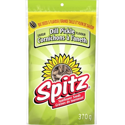 Spitz Graines de tournesol saveur Cornichons à l’aneth 370 g, 1,08 $/100g