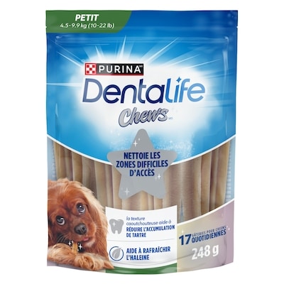 Purina DentaLife chews gâteries pour chiens races miniatures 248 g, 1,81 $/100g