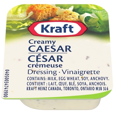 Kraft Vinaigrette César Crémeuse (200 X Godets De Trempette) 200 ea, 0,24 $/1ch