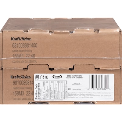 Kraft Golden Italian Salad Dressing 200 ea, $0.22/1ea