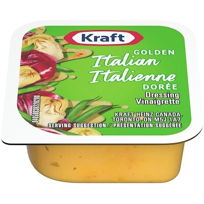 Kraft Vinaigrette Italienne Dorée (200 X) 200 ea, 0,22 $/1ch