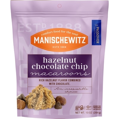 Manischewitz Macaroons, Hazelnut Chocolate Chip 284 g, $3.87/100g
