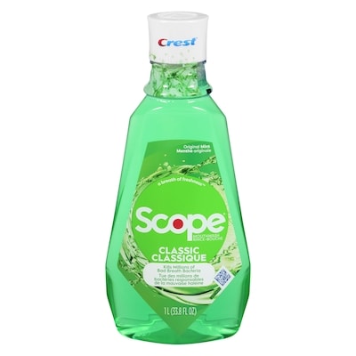 Crest Rince-bouche Scope Classique, formule originale 1 l, 0,55 $/100ml