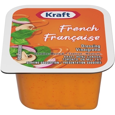 Kraft Vinaigrette Française (200 X Godets De Trempette) 200 ea, 0,22 $/1ch