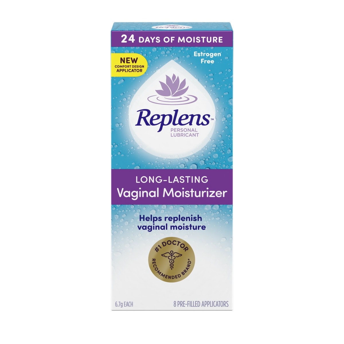 Replens Hydratant vaginal longue durée 2.5 ml, 2,87 $/1ch