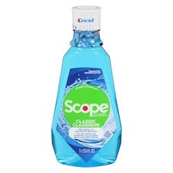 Crest Scope Classic Mouthwash Cool Peppermint   1 l, $0.55/100ml