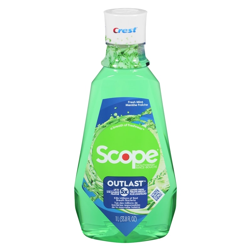Scope Outlast Mouthwash, Long Lasting Mint,