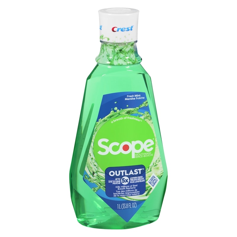 Scope Outlast Mouthwash, Long Lasting Mint,