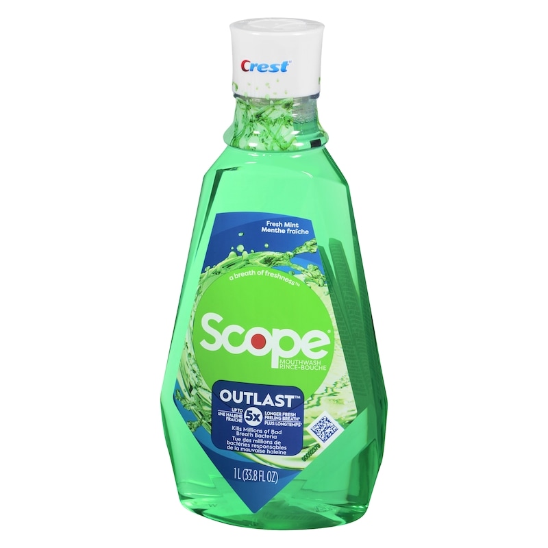 Scope Outlast Mouthwash, Long Lasting Mint,