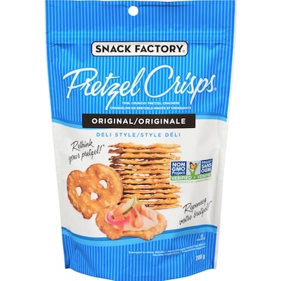 The Snack Factory Pretzel Crisps, Original 200 g, $2.75/100g