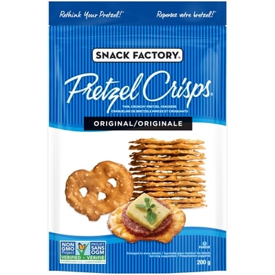 The Snack Factory Craquelins original Pretzel Crisps 200 g, 3,00 $/100g