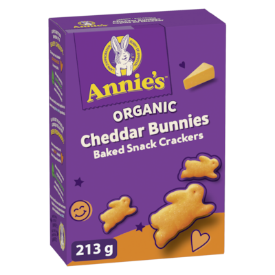 Annie's Cheddar Bunnies Crackers 213 g, $2.58/100g