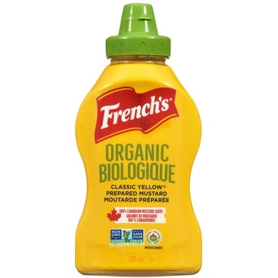 French’s Moutarde Jaune Bio 325 ml, 1,32 $/100ml