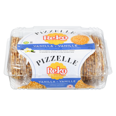 Reko Pizzelle Cookies, Vanilla 200 g, $3.00/100g