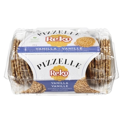Reko Pizzelle Cookies, Vanilla 200 g, $2.40/100g