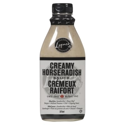 Sauce de raifort crémeuse