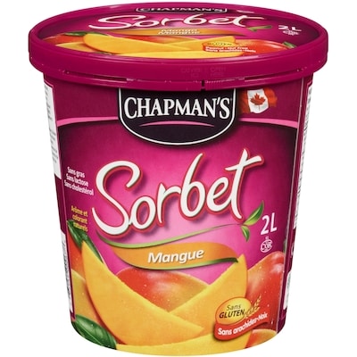 Chapman’s Mangue Sorbet 2 l, 0,38 $/100ml