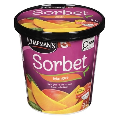 Chapman’s Mangue Sorbet 2 l, 0,45 $/100ml