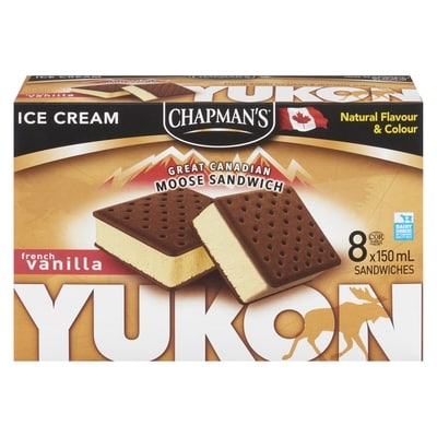 Chapmans Yukon Moose Sandwich French Vanilla  8x150.0 ml, $0.46/100ml